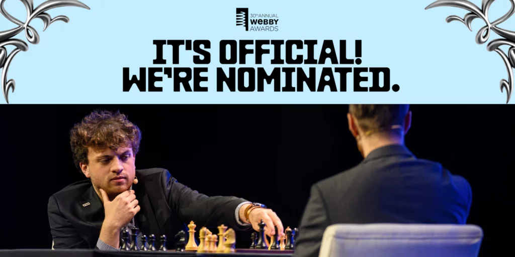 'Hans Niemann vs. You', seleccionado en dos categorías de los 30th Annual Webby Awards